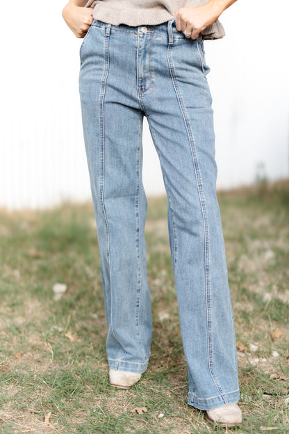 Holden HR Wide Seamed Front Jeans