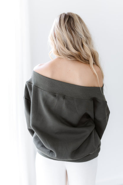 Make It Count Sweatshirt - Olive
