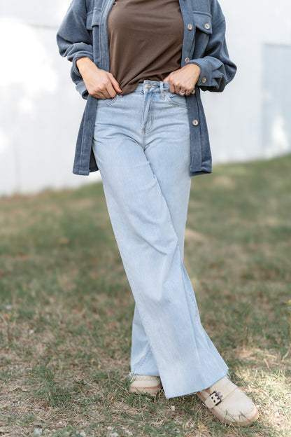 Bryce Super High Wide Leg Jeans