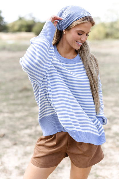 Coastal Comfort Oversized Sweater