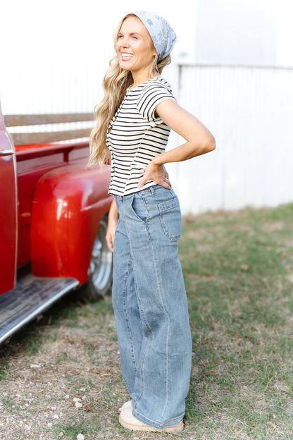 Take The Day Button Up Top