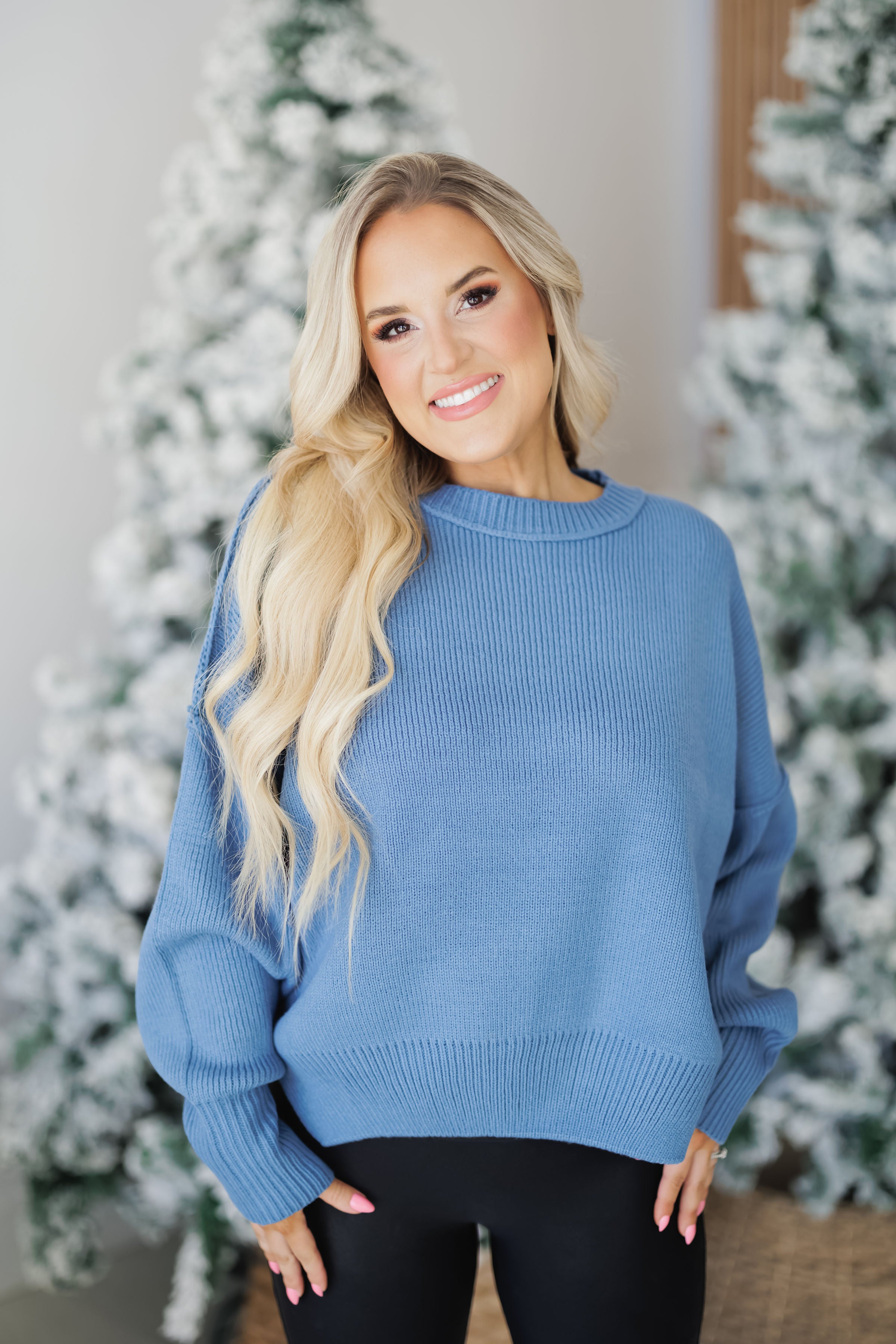 Joelle Sweater-Blue