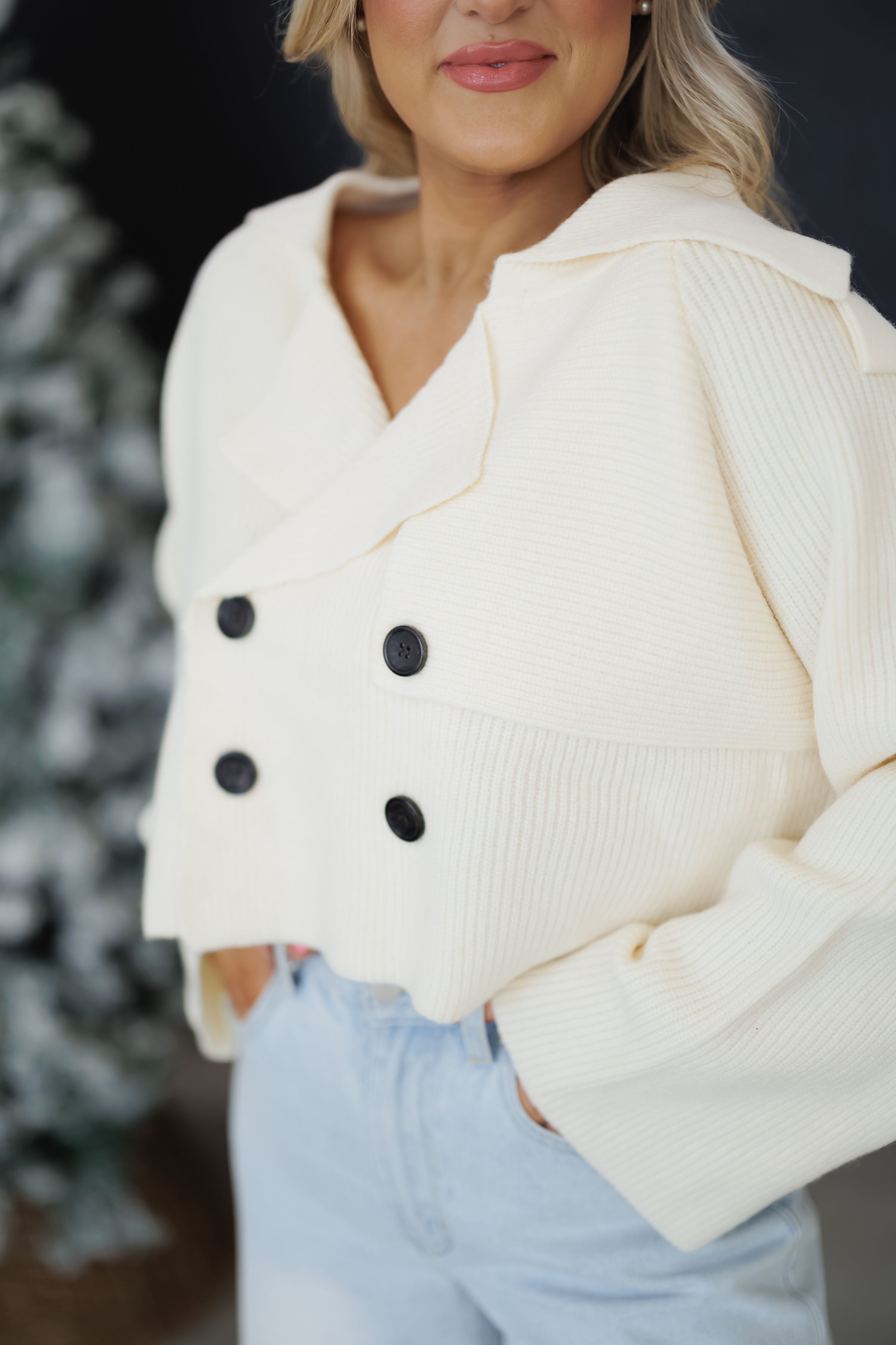 Collins Jacket-Ivory