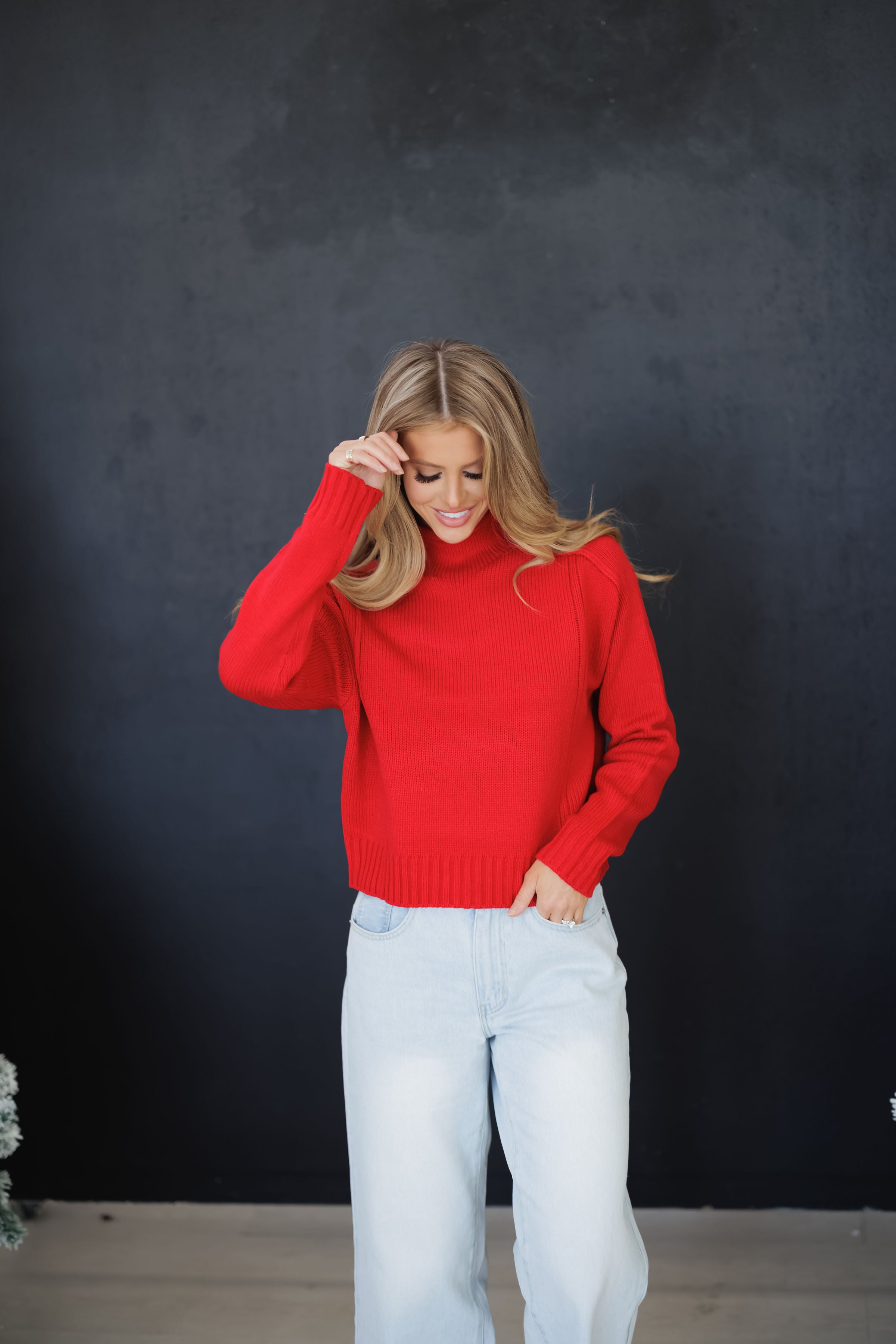 Sienna Sweater-Red