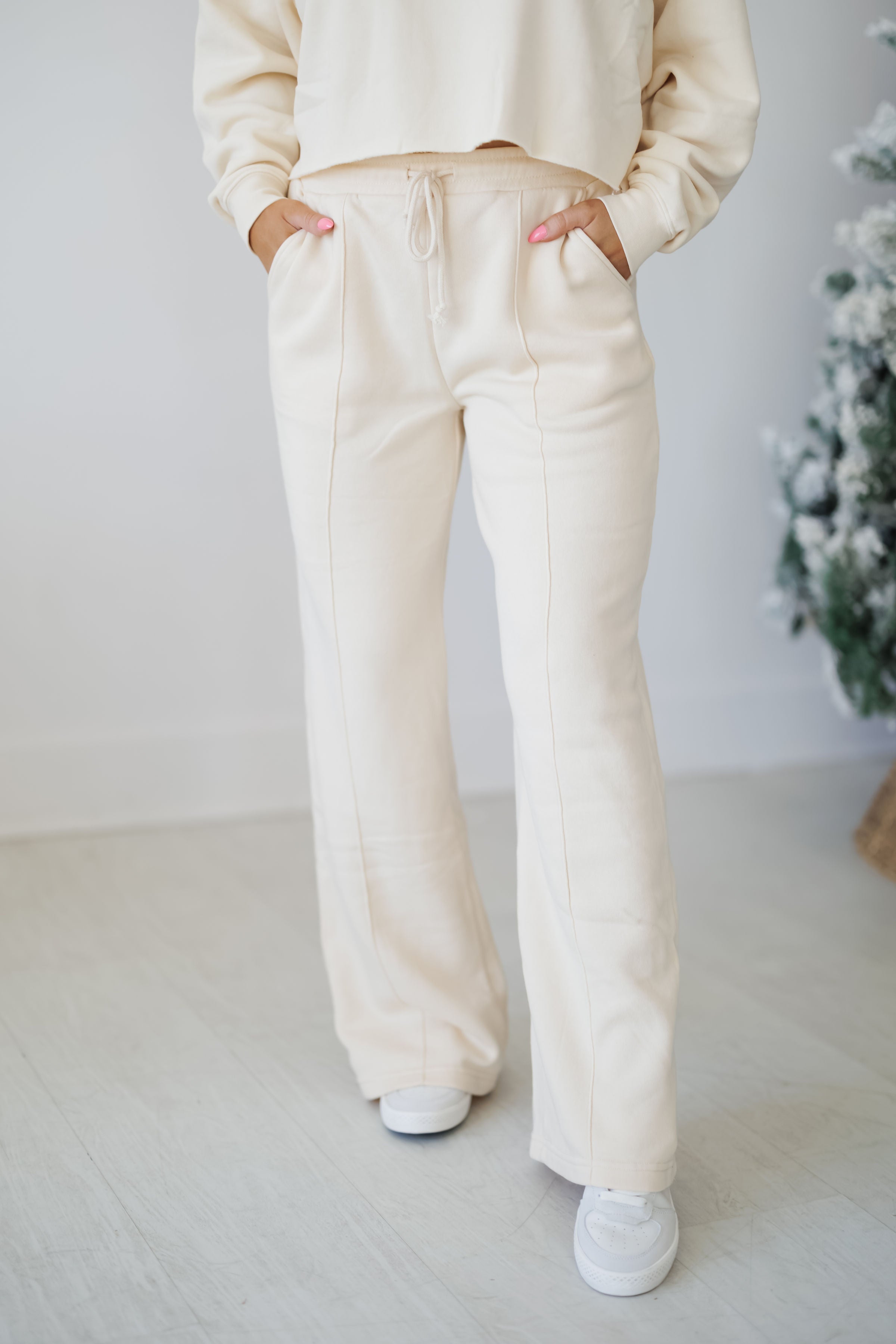 Soft Whisper Lounge Pant-Cream