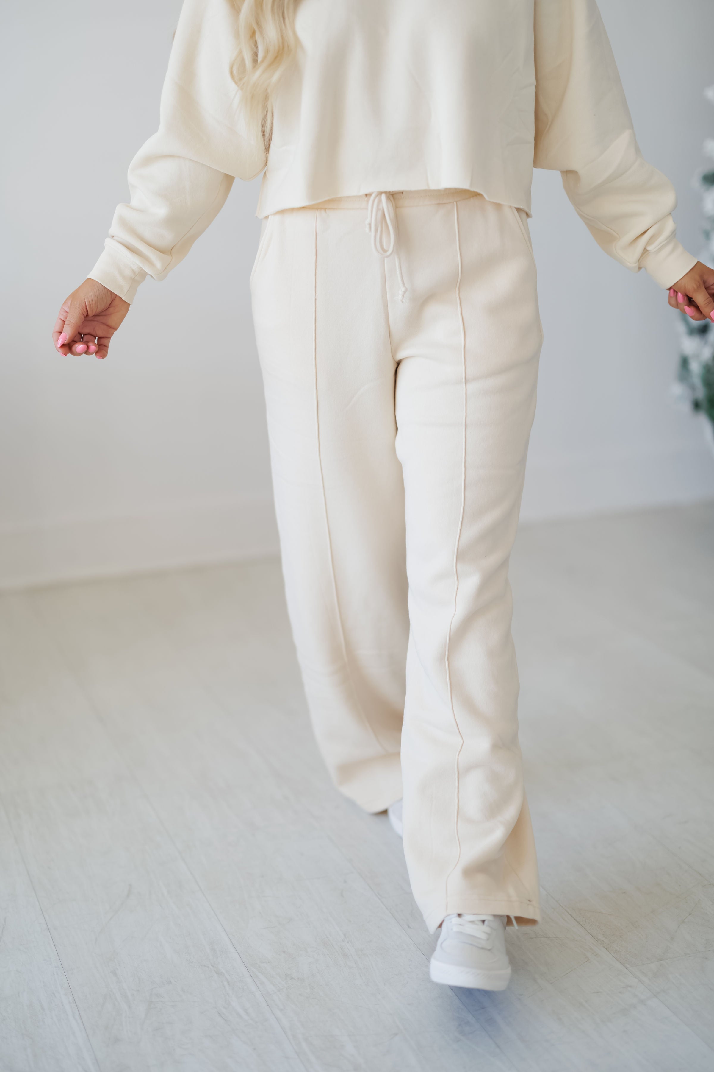 Soft Whisper Lounge Pant-Cream