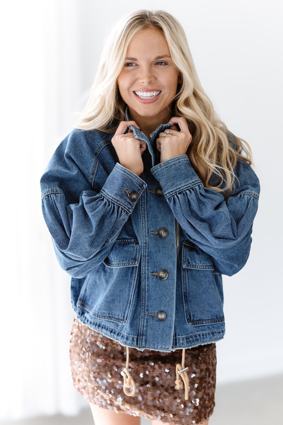 Winter Drift Jacket - Medium Blue