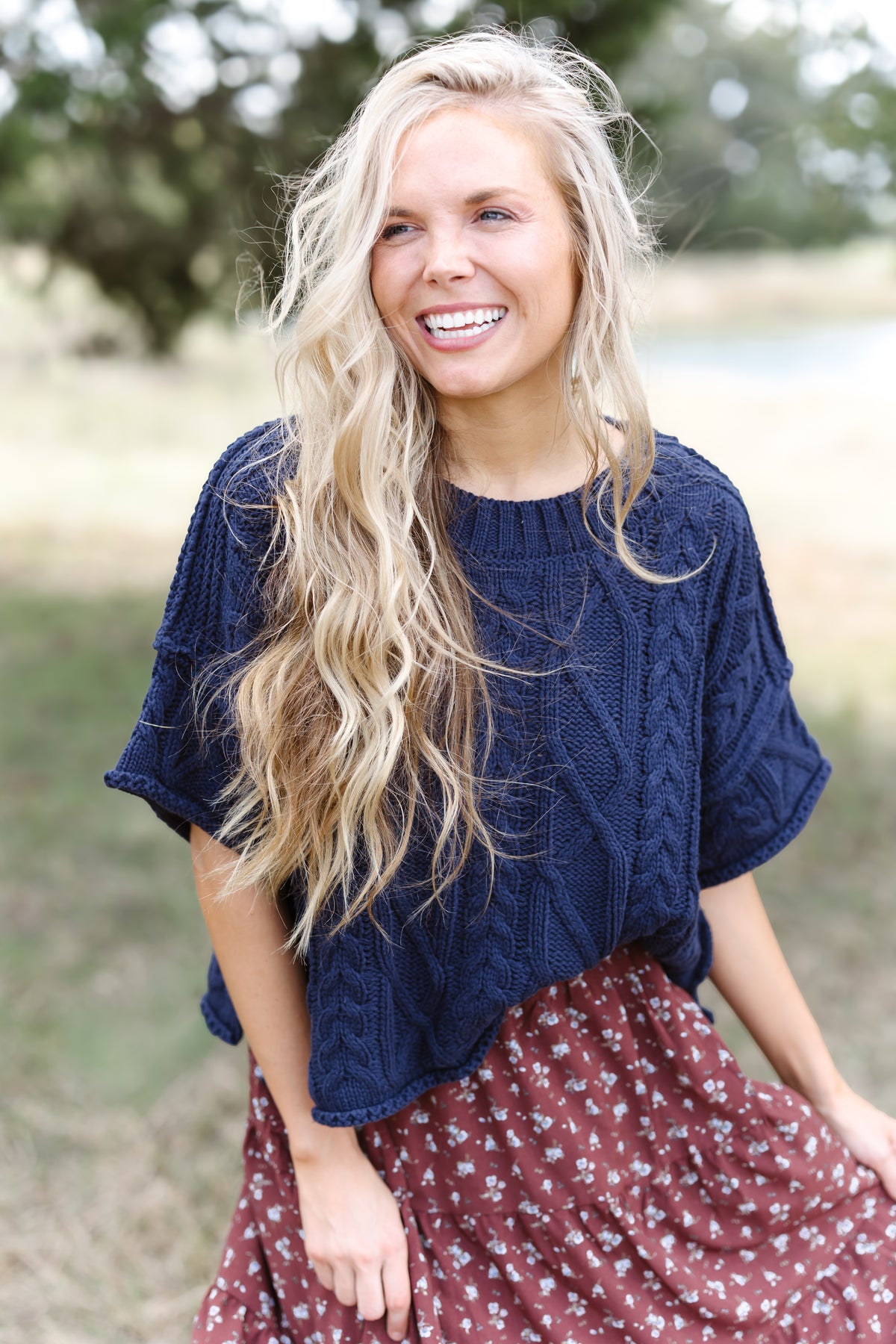 Keep Your Wonder Sweater - Navy