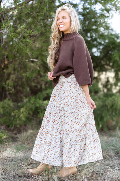 Don't Hold Back Skirt - Cream Combo