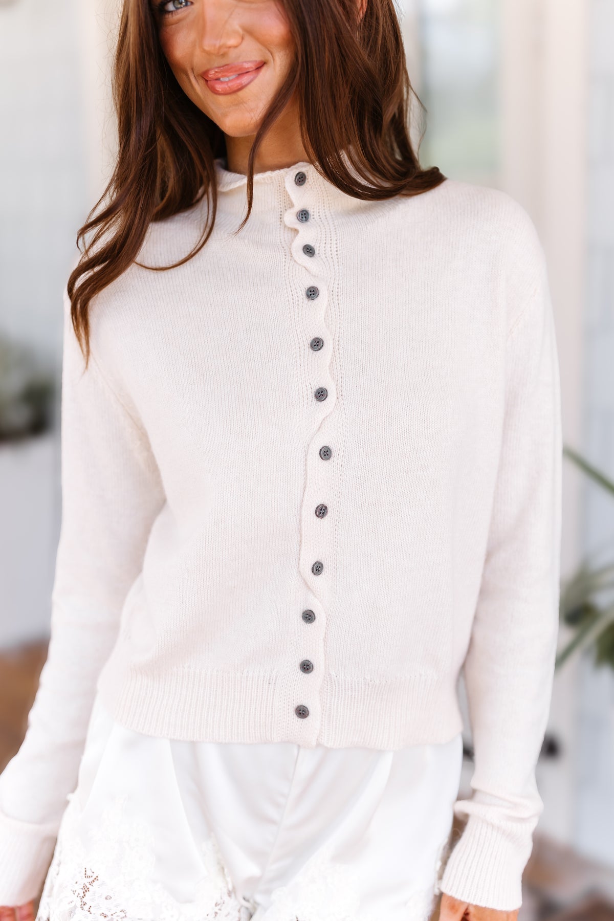 Chilled Dawn Cardigan - Cream