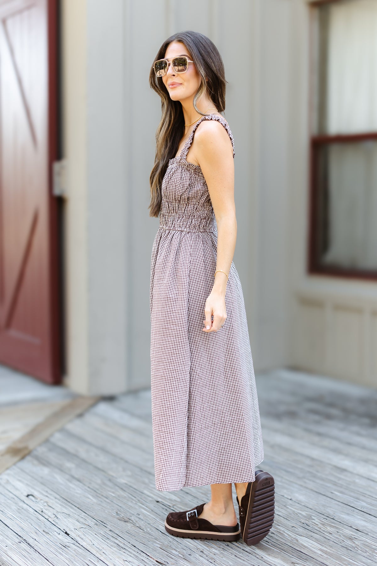 Paula Dress - Brown
