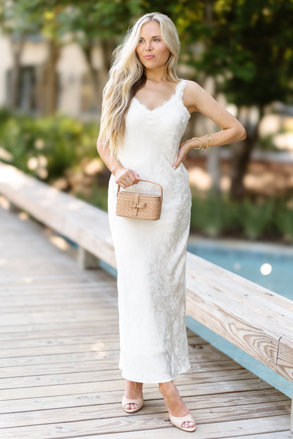 Caroline Dress - Ivory