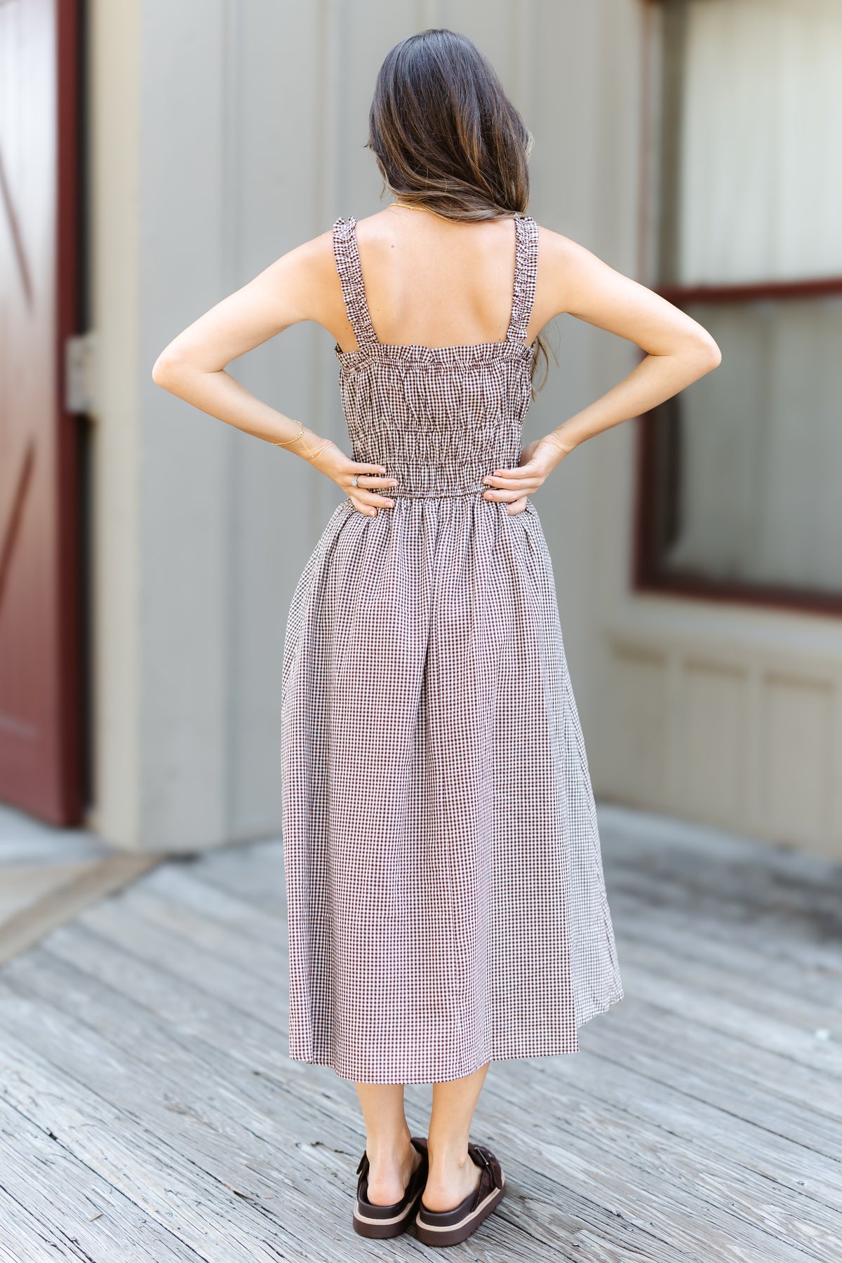 Paula Dress - Brown