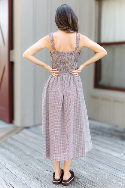 Paula Dress - Brown