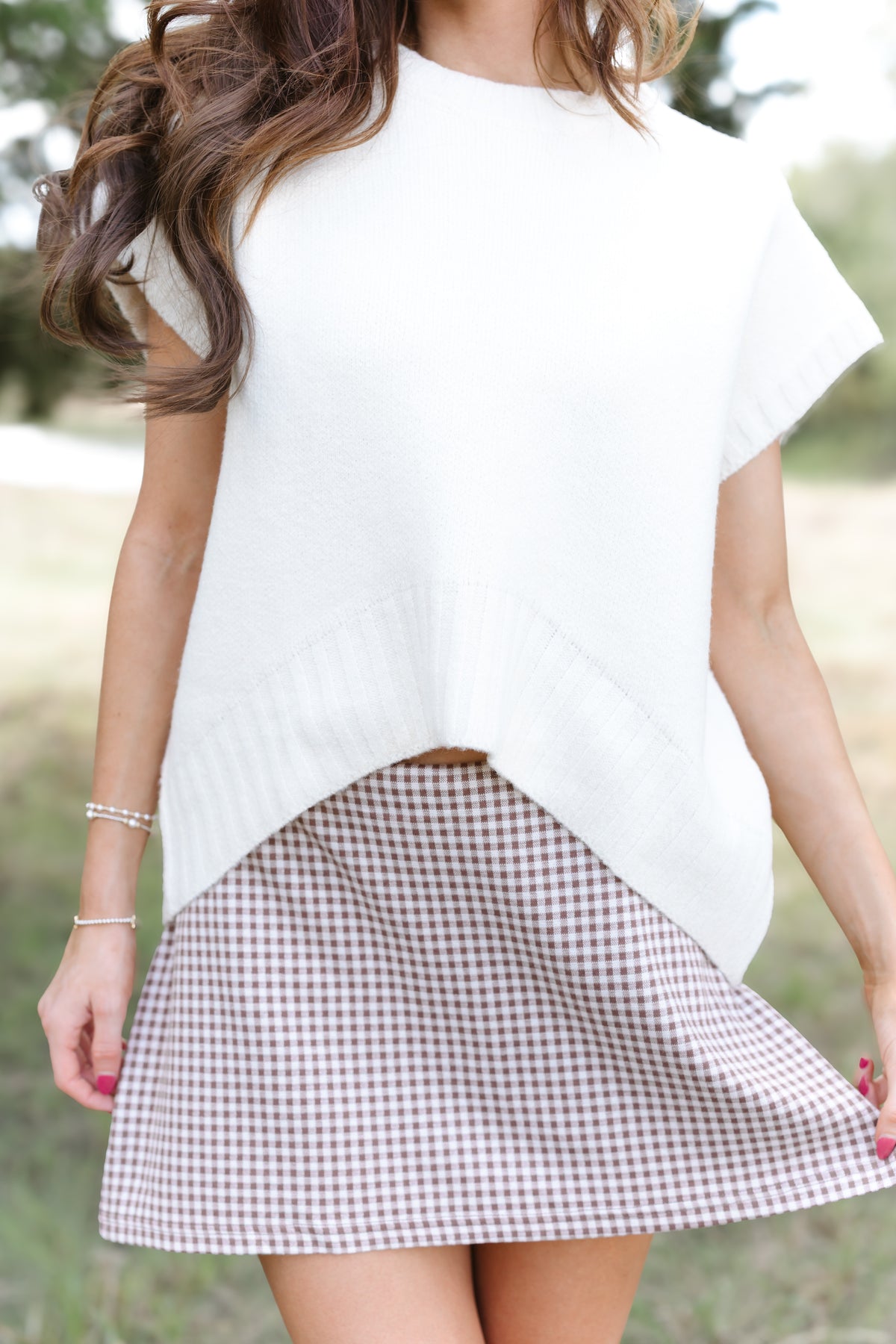 Cozy Moments Sweater Vest - Off White