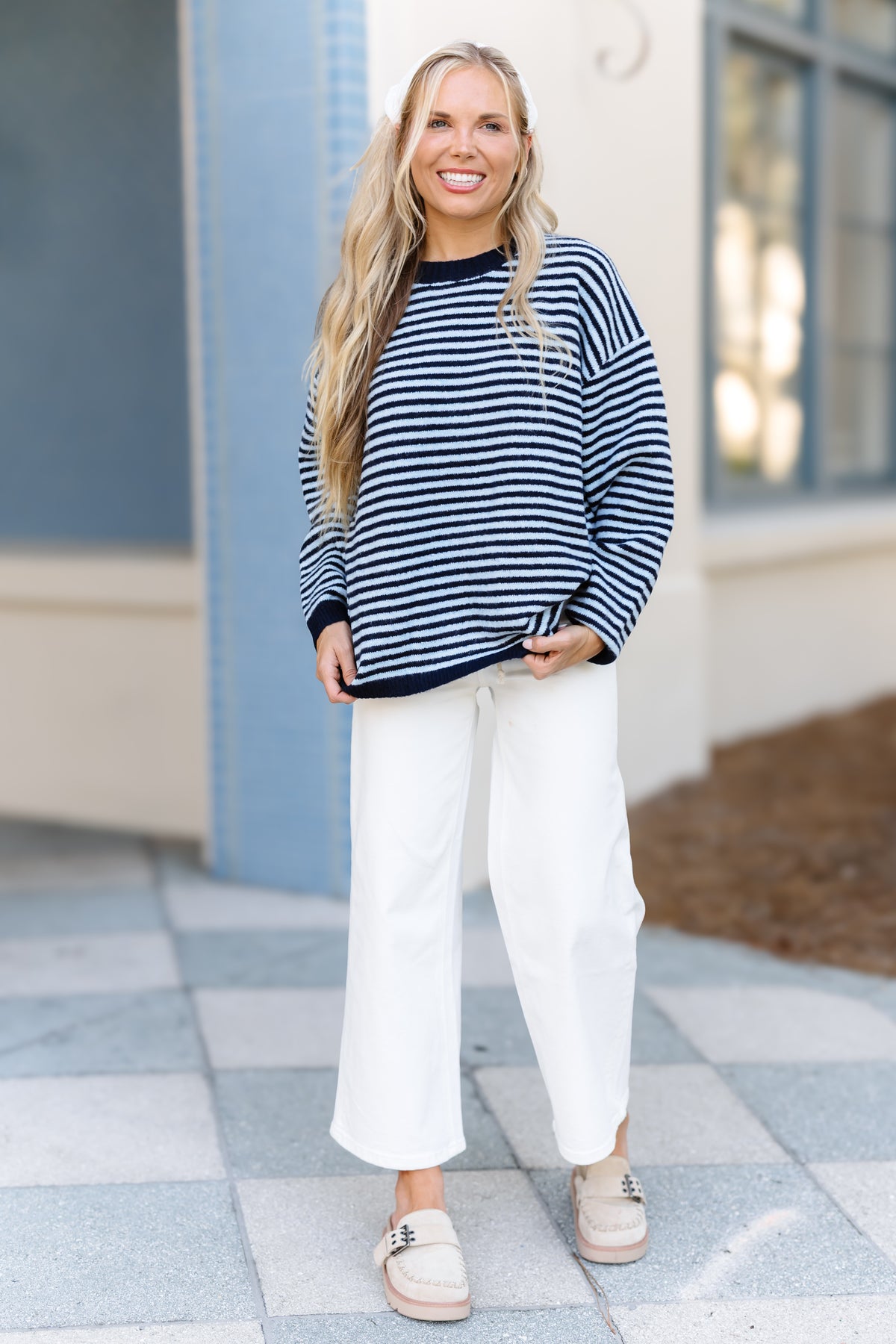 Into The Blue Sweater