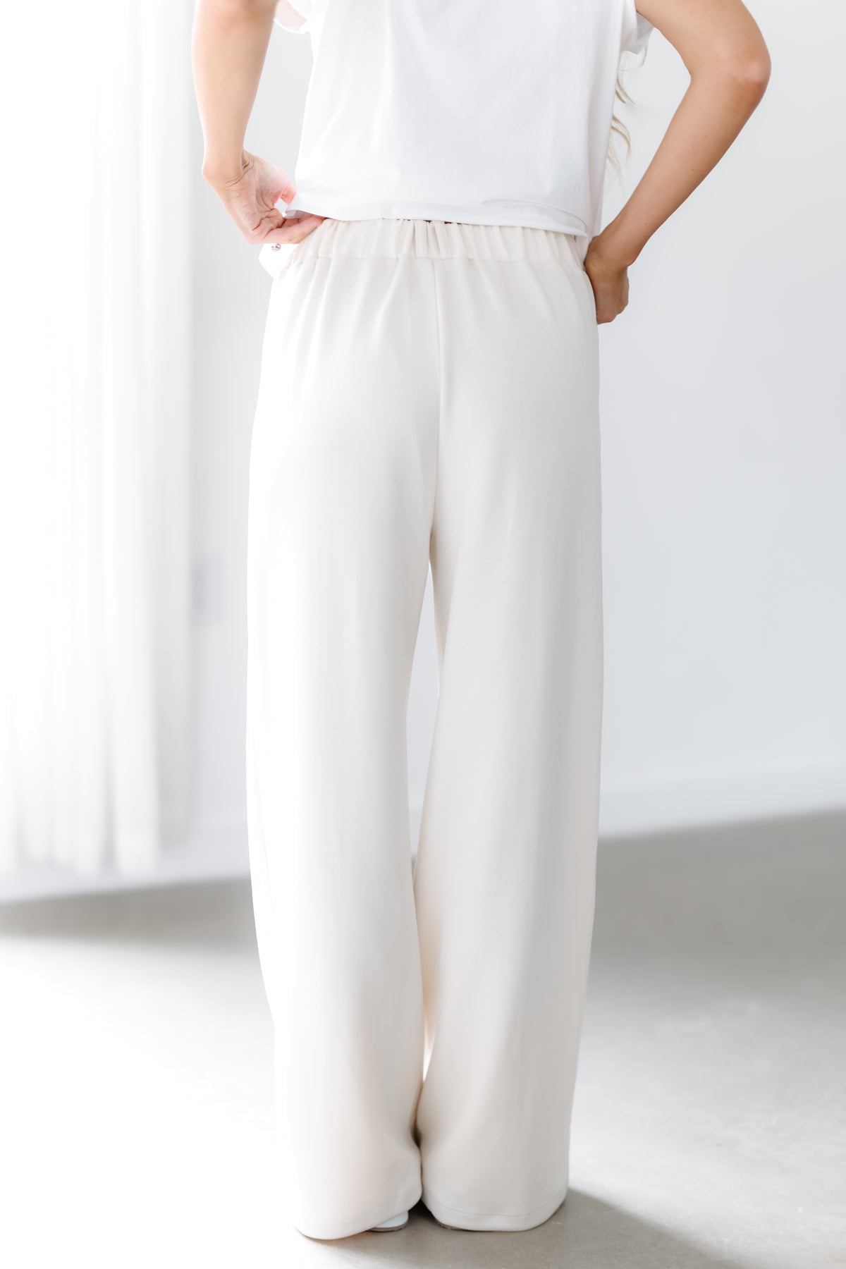 Seaside Escape Pants - Ecru