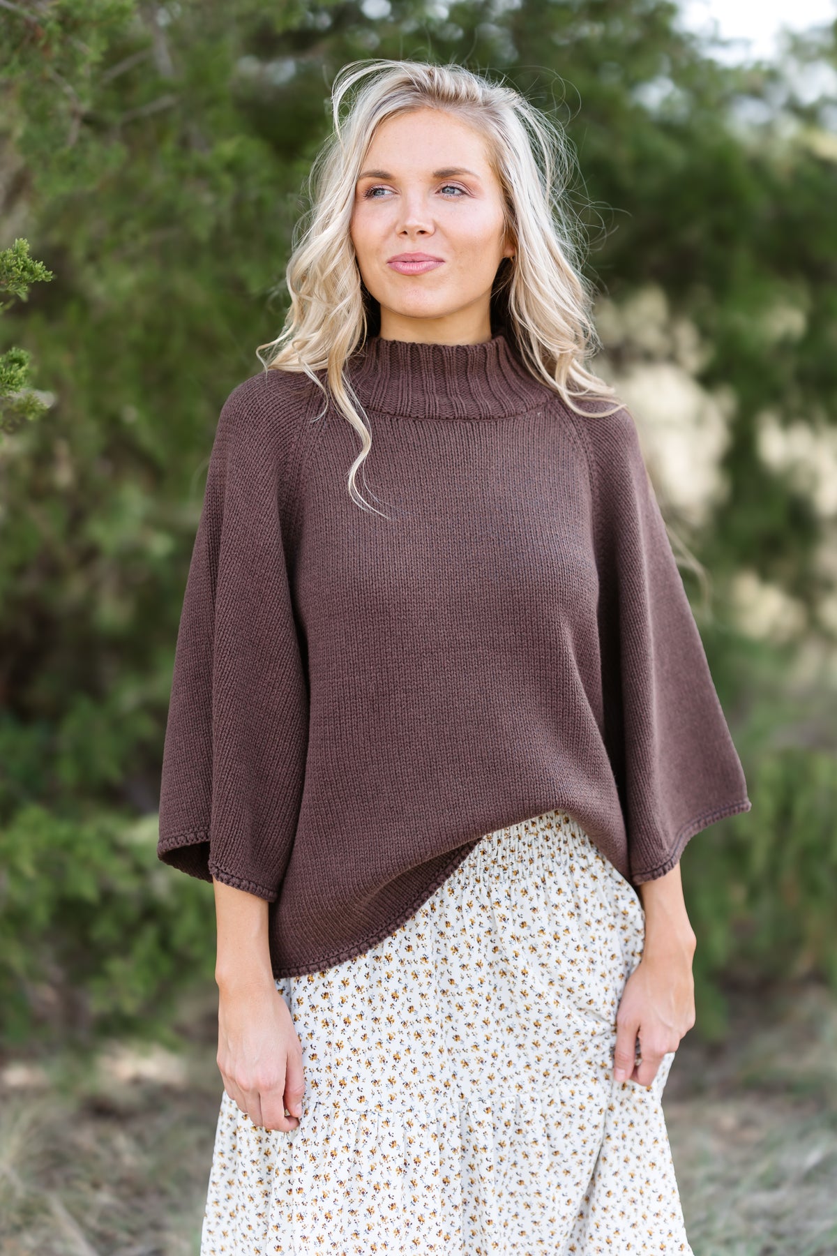 Golden Rays Sweater - Chocolate