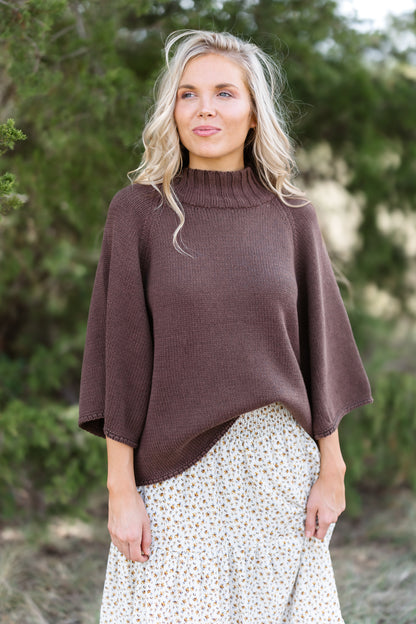Golden Rays Sweater - Chocolate