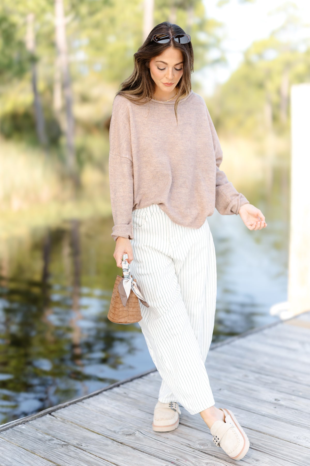 Light And Cozy Sweater - Mocha