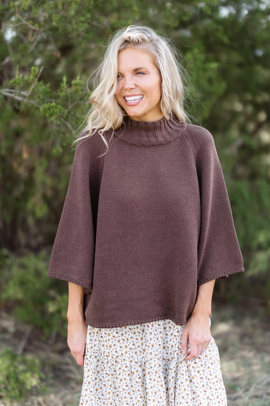 Golden Rays Sweater - Chocolate