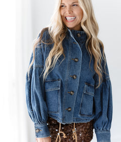 Winter Drift Jacket - Medium Blue
