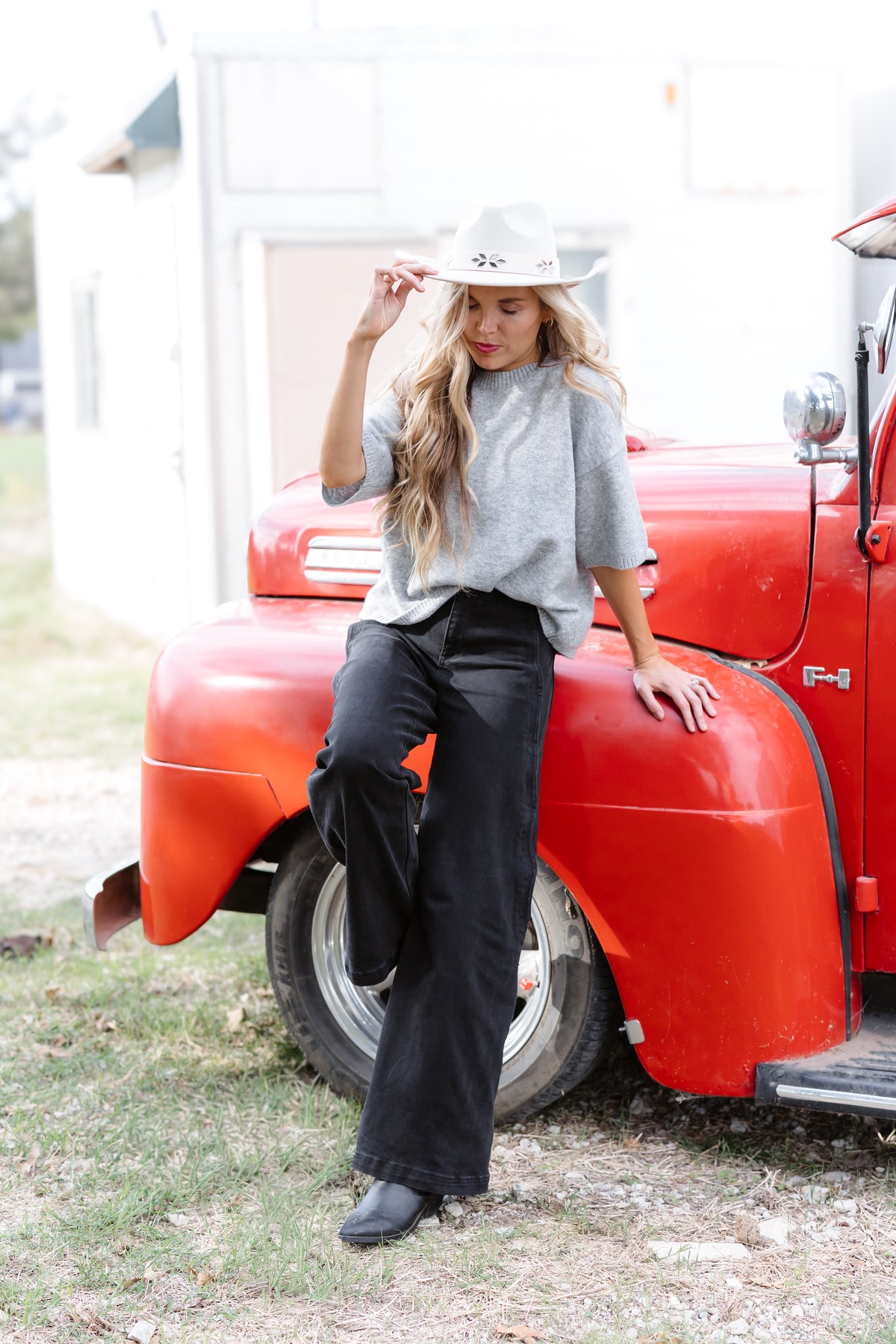 Asher HR Wide Leg Stretchy Jeans