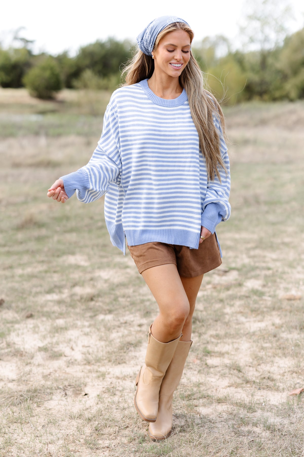 Coastal Comfort Oversized Sweater