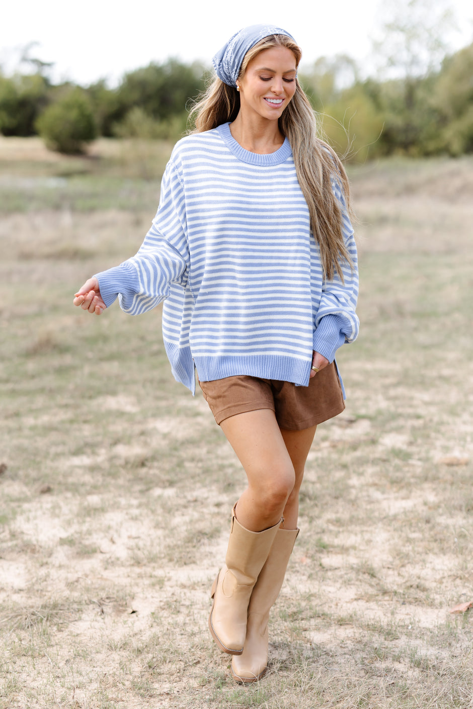 Coastal Comfort Oversized Sweater