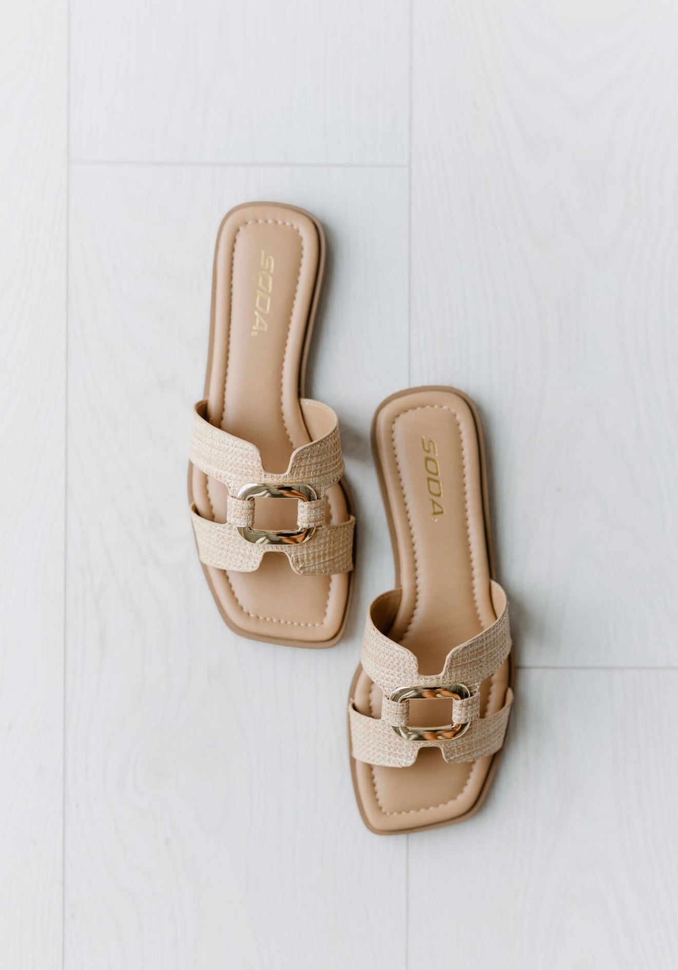 Feng Sandal-Raffia Natural