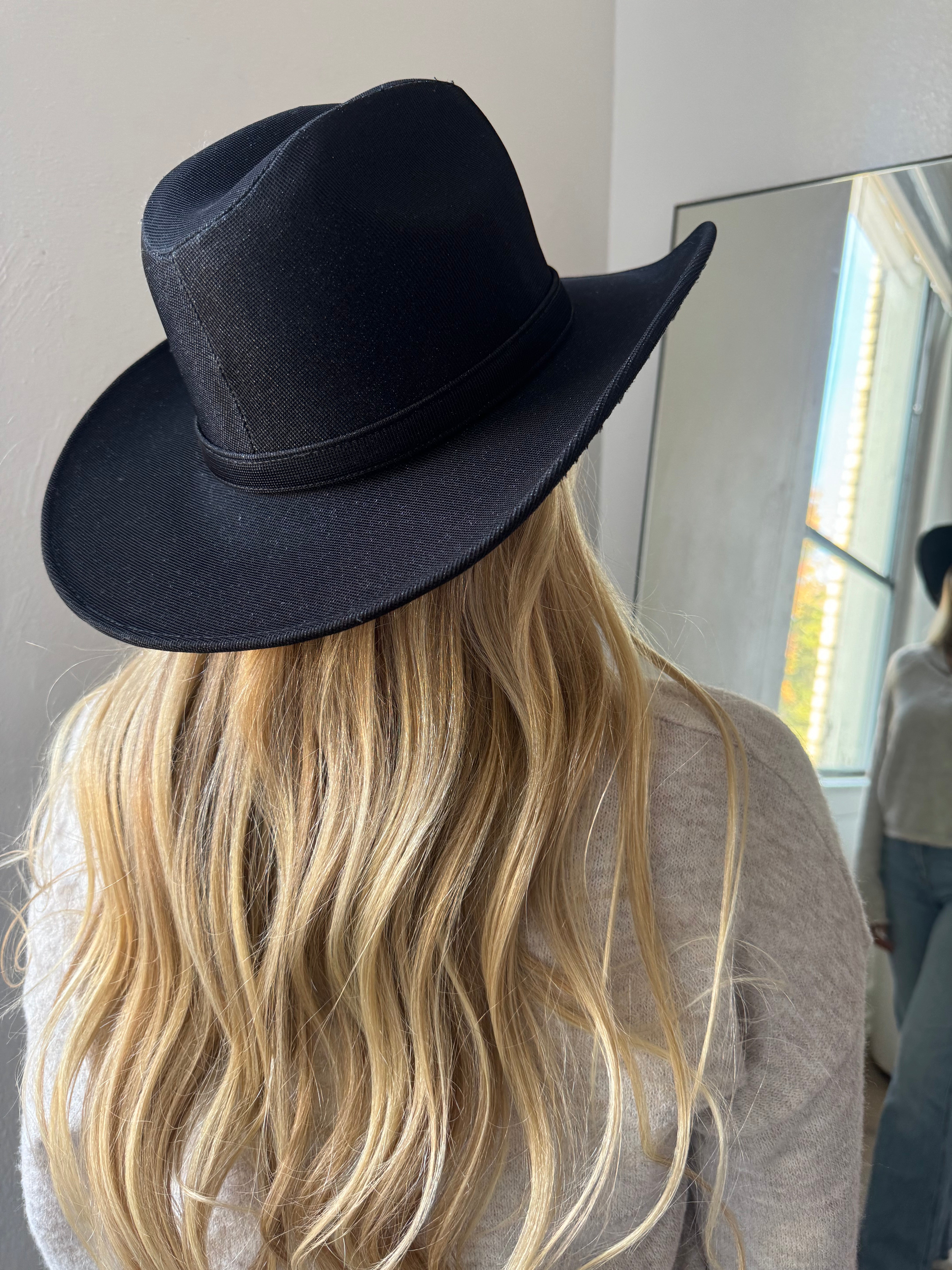 Western Glitter Hat-Black