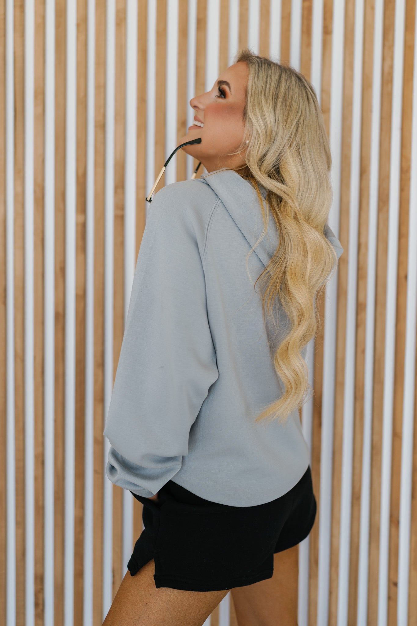 Soft Touch Pullover-Stone