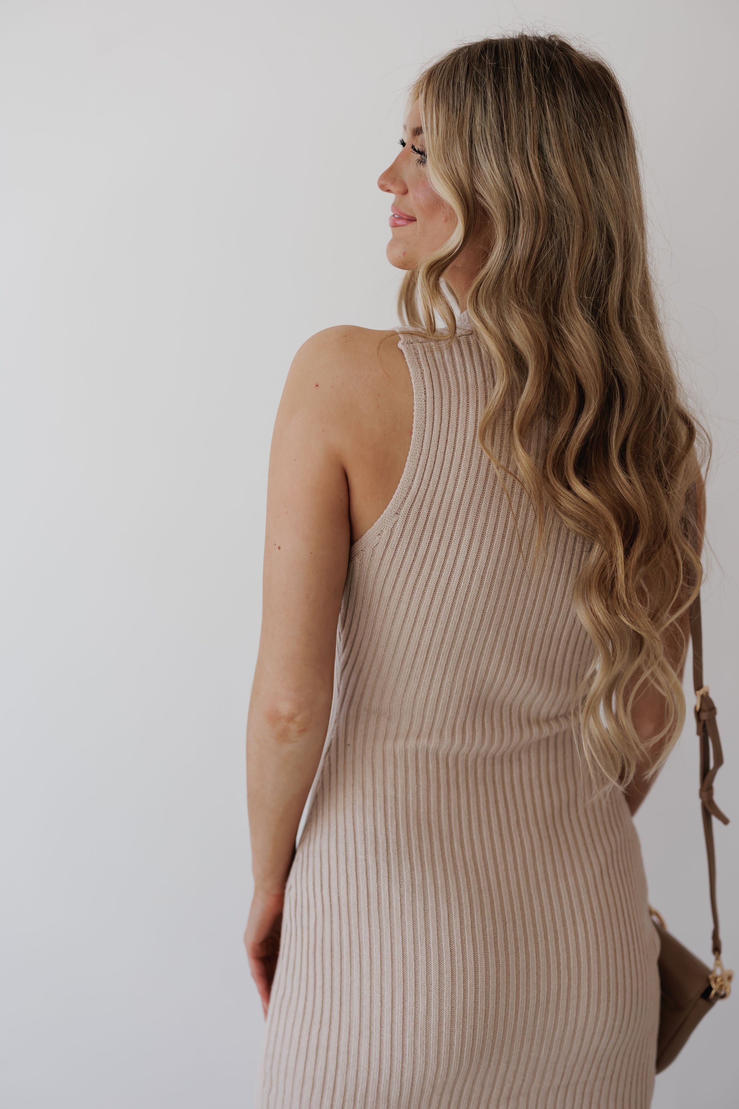 Aubrey Sleeveless Sweater Maxi Dress