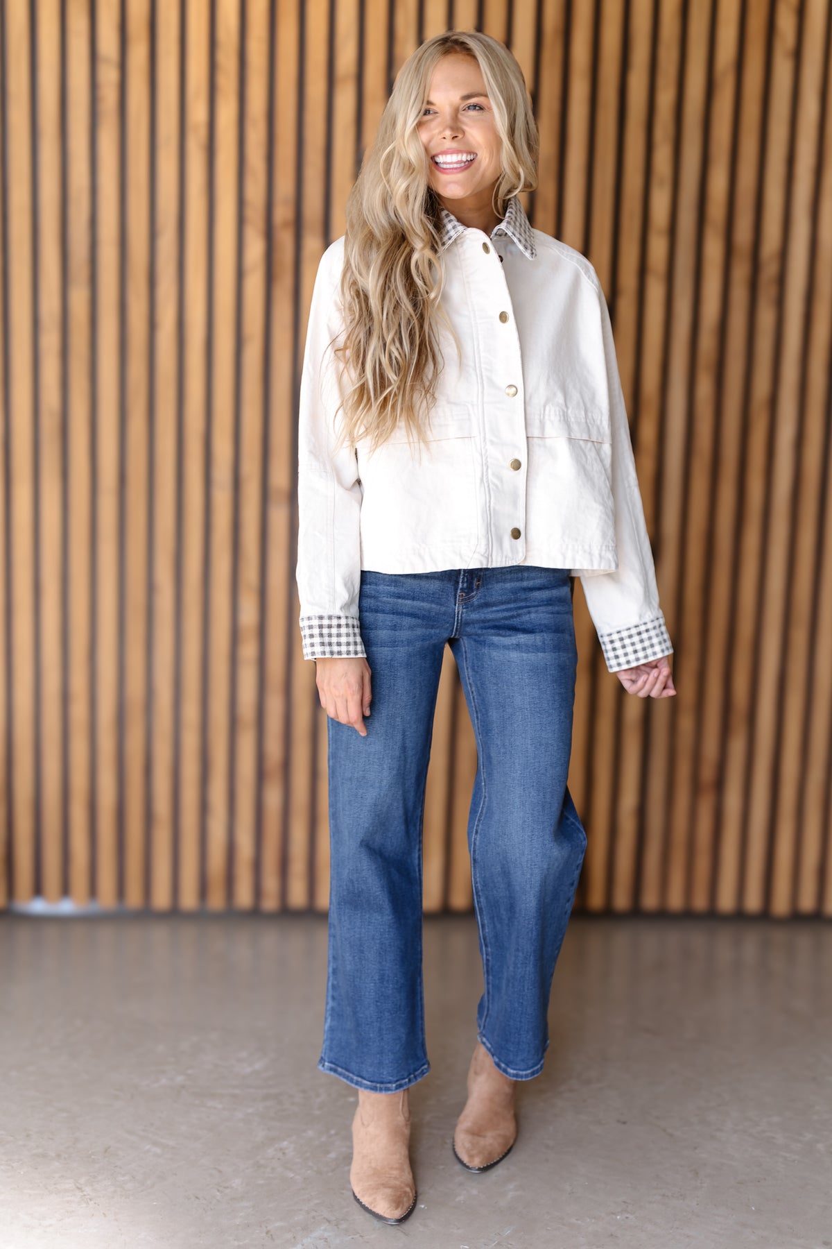 Just Getting Warmed Up Jacket - Beige
