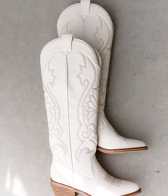 MIA: Kolt Western Boot - Ivory
