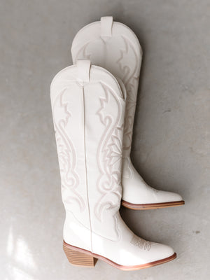 MIA: Kolt Western Boot - Ivory