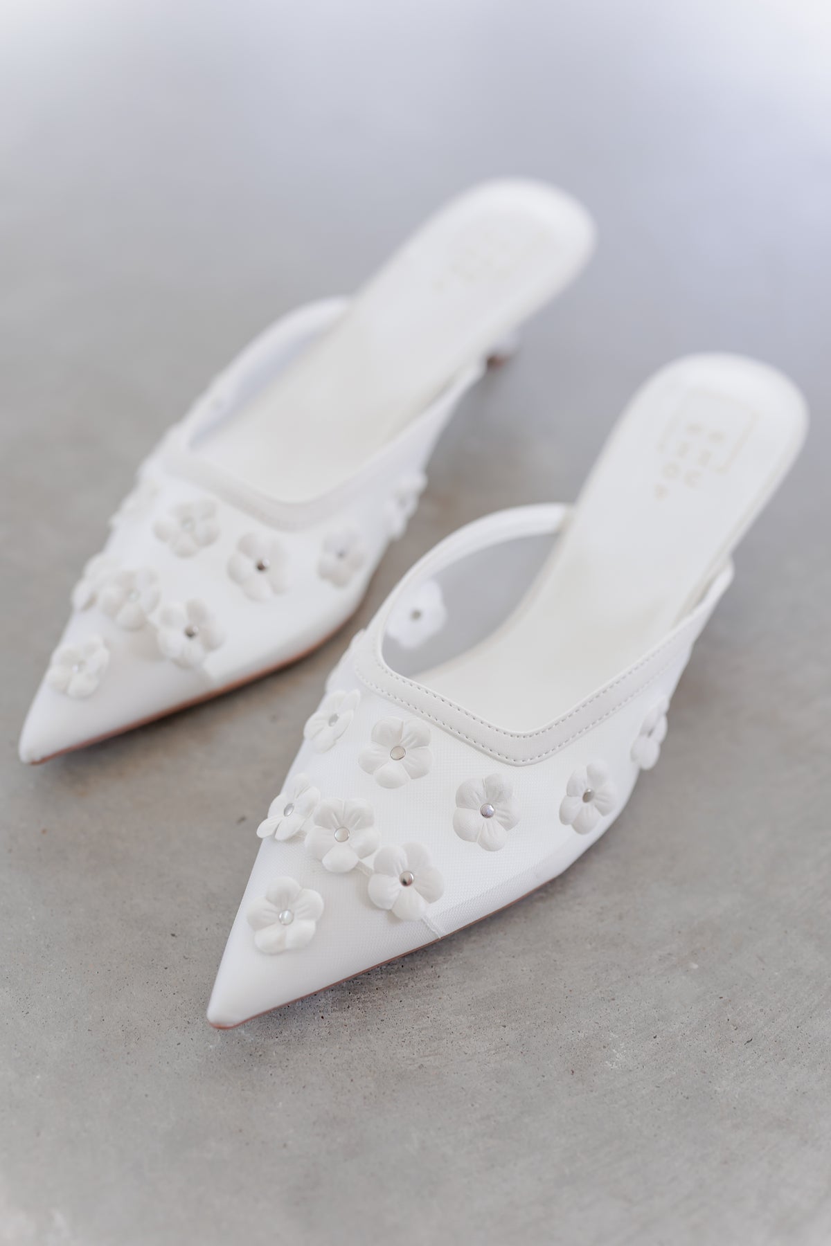 Shu Shop: Norma Heels-White - FINAL SALE