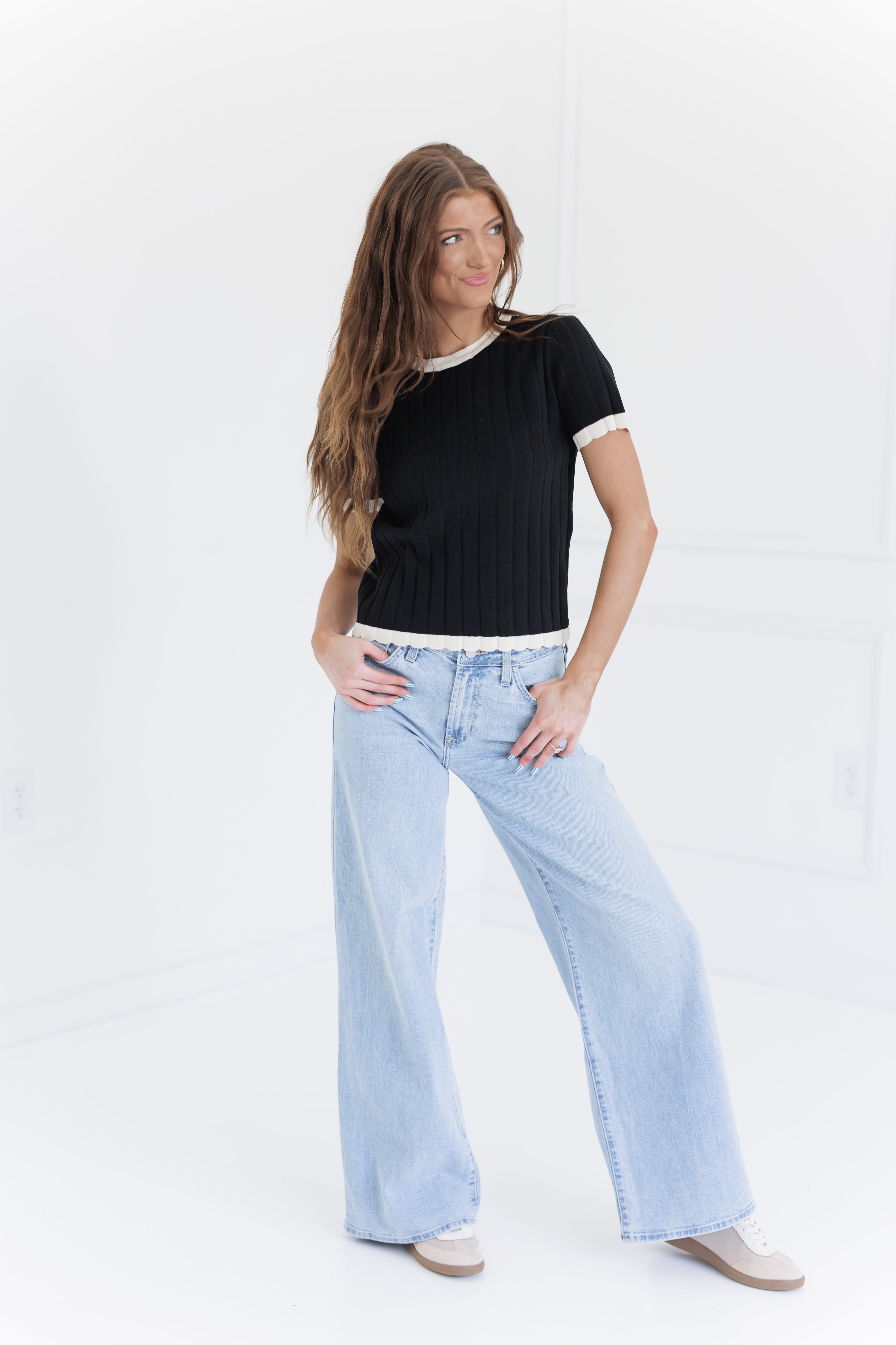 New Day Top - Black