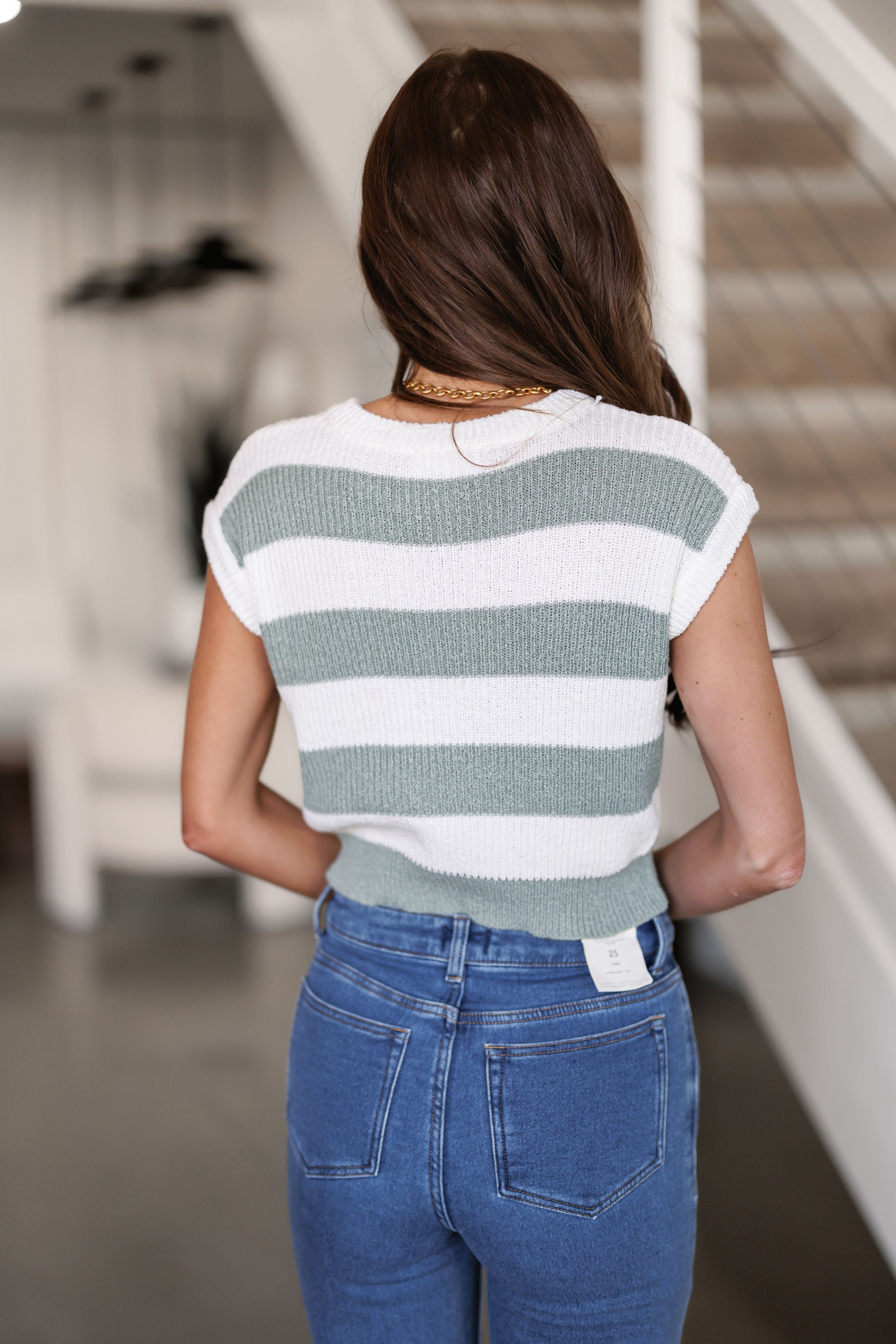 New Direction Top - Sage Green