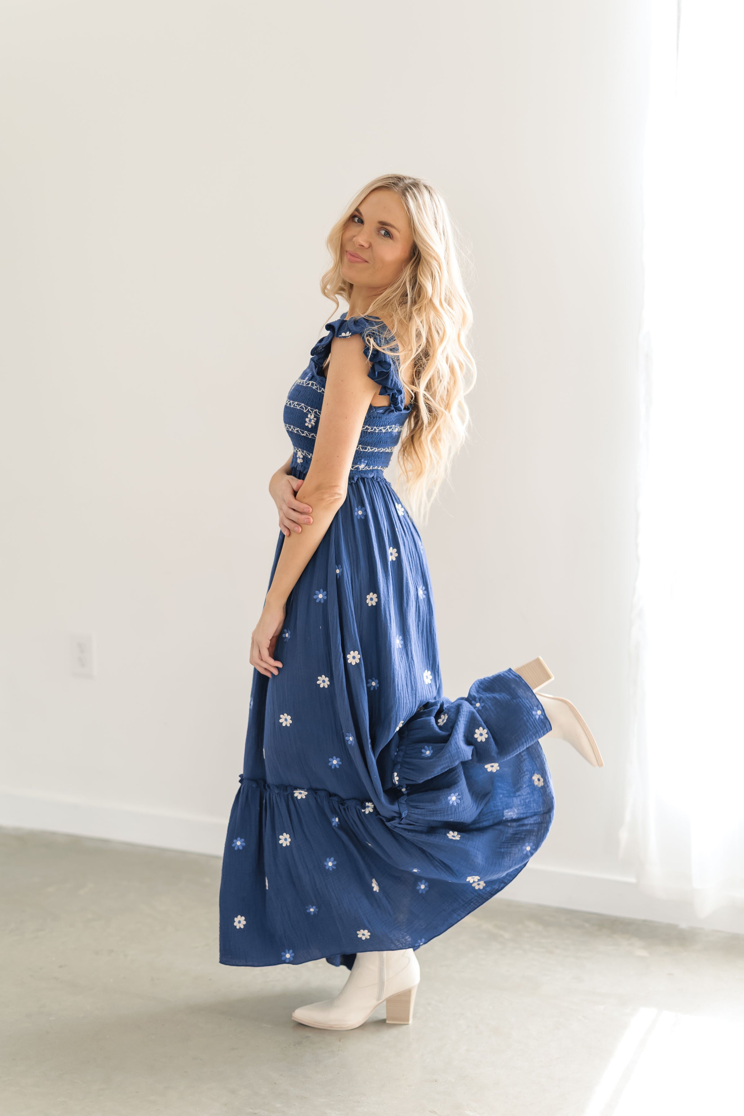 Chloe Dress - Royal Blue