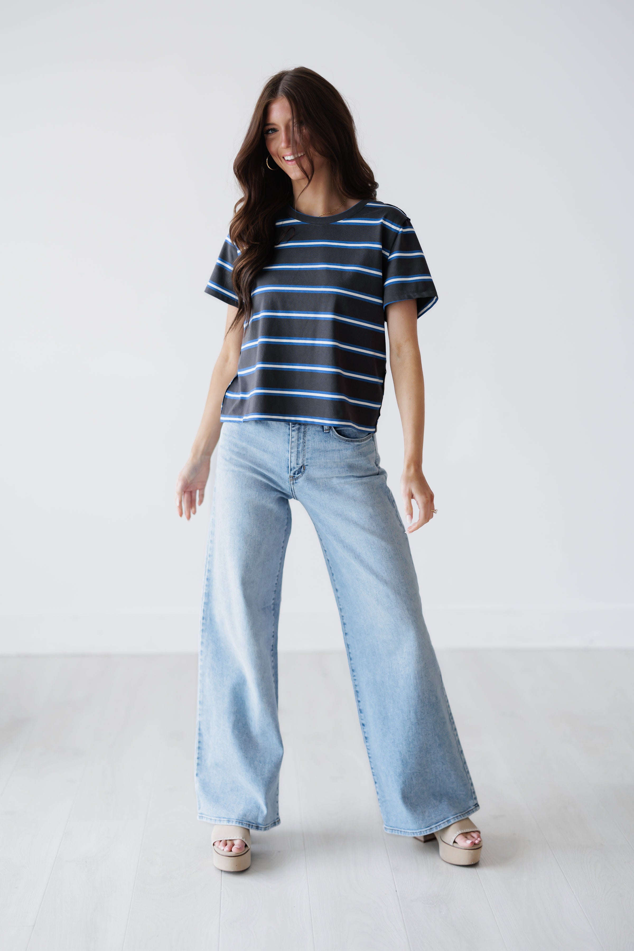 Walk With Purpose Top - Charcoal