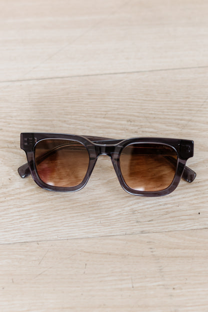 FREYRS: Atlas Acetate Rectangular Sunglasses - Cloud