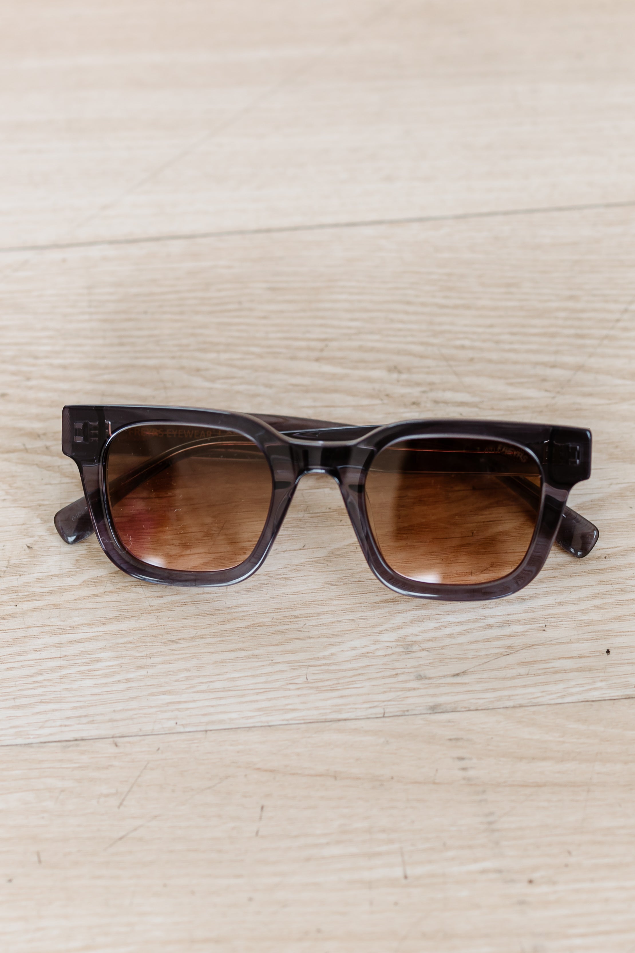 FREYRS: Atlas Acetate Rectangular Sunglasses - Cloud