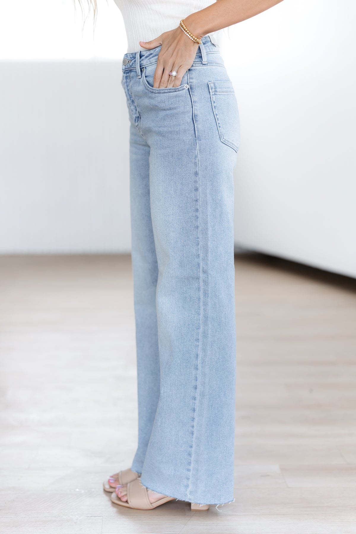 Miles Tall Scissor Cut Wide Leg Jeans