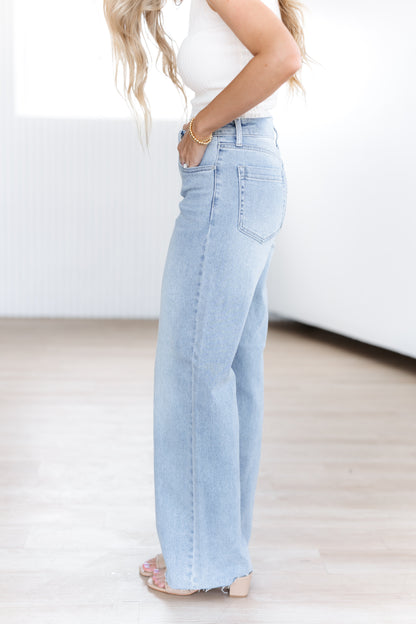 Miles Tall Scissor Cut Wide Leg Jeans
