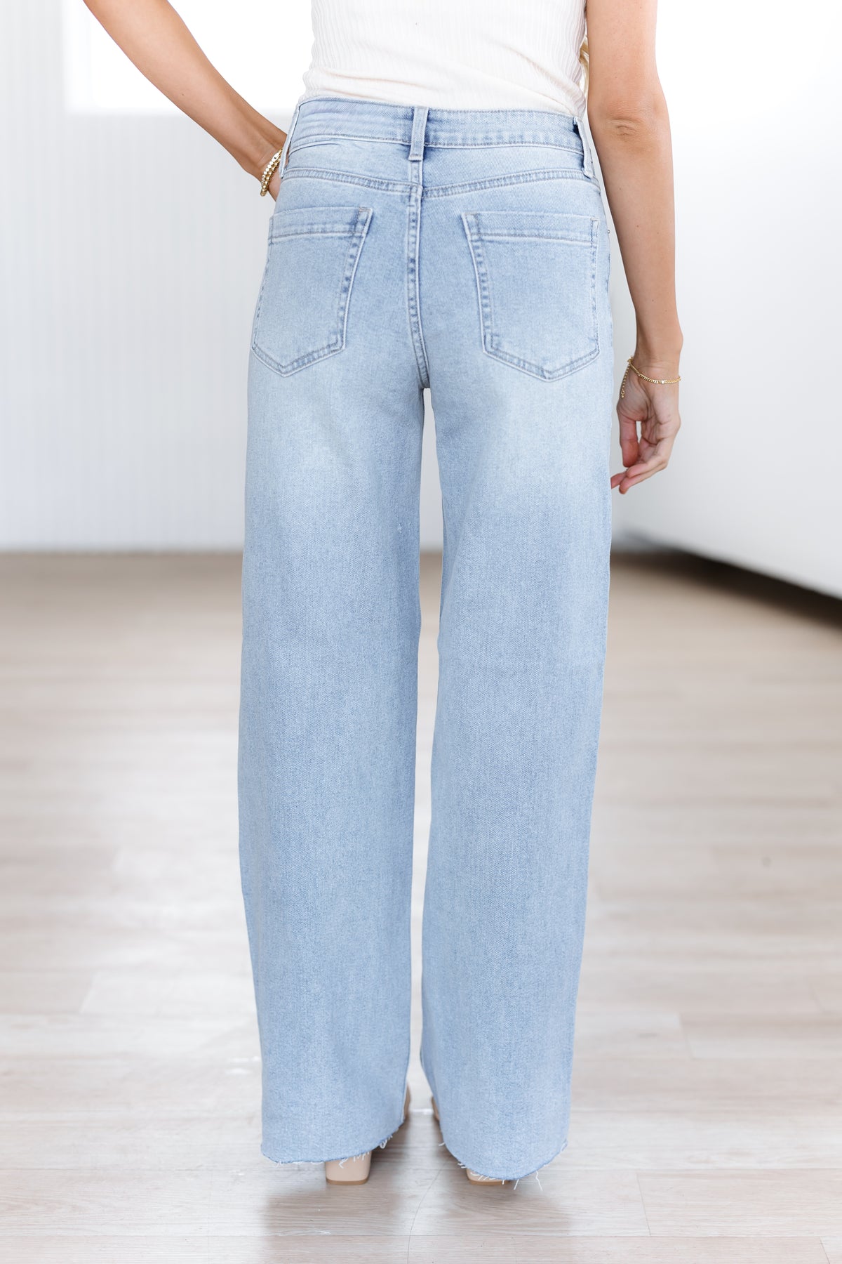 Miles Tall Scissor Cut Wide Leg Jeans