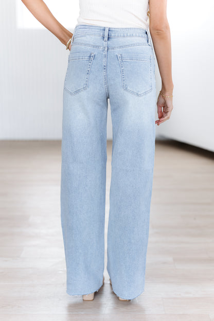 Miles Tall Scissor Cut Wide Leg Jeans