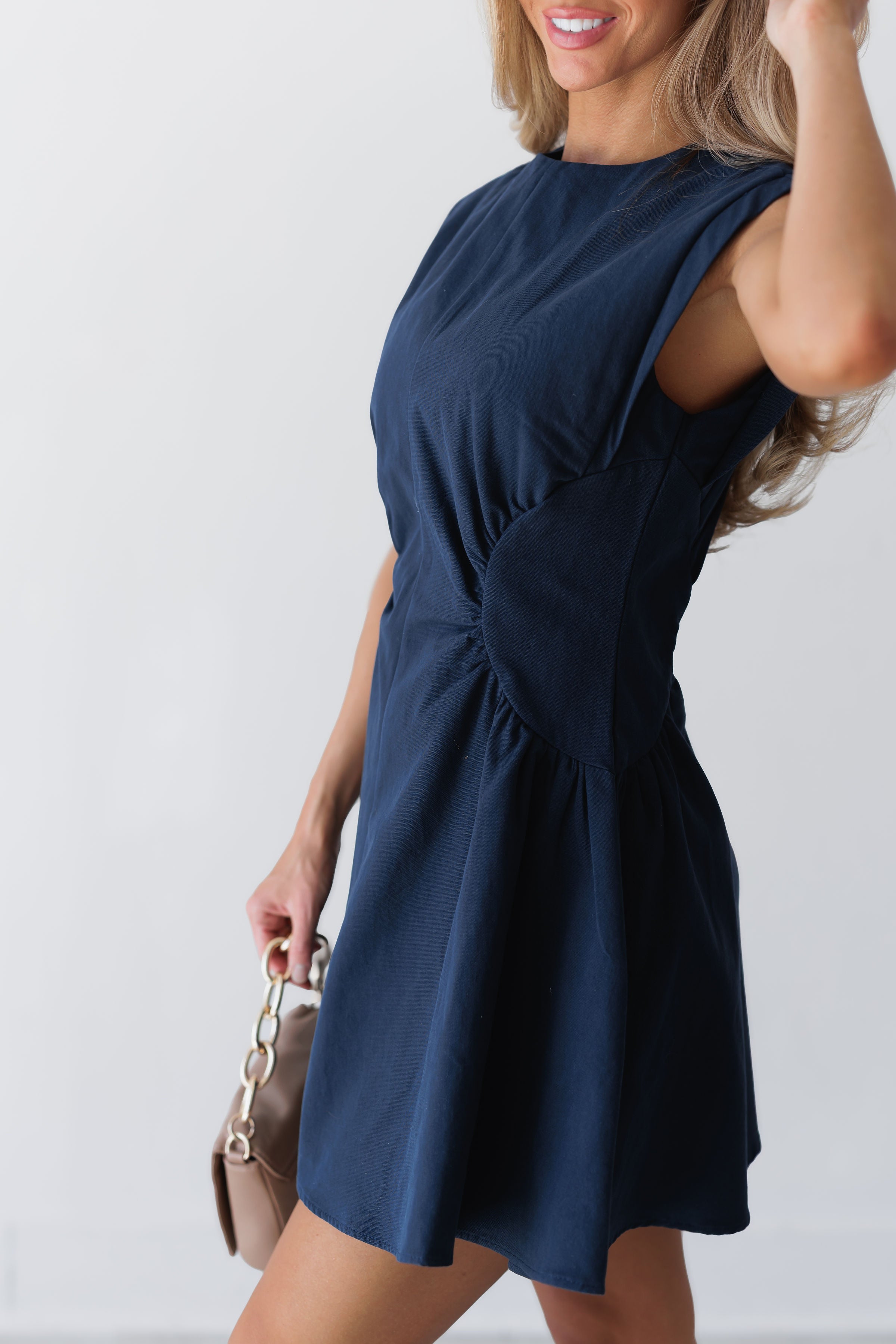 Mallory Mini Dress - Navy