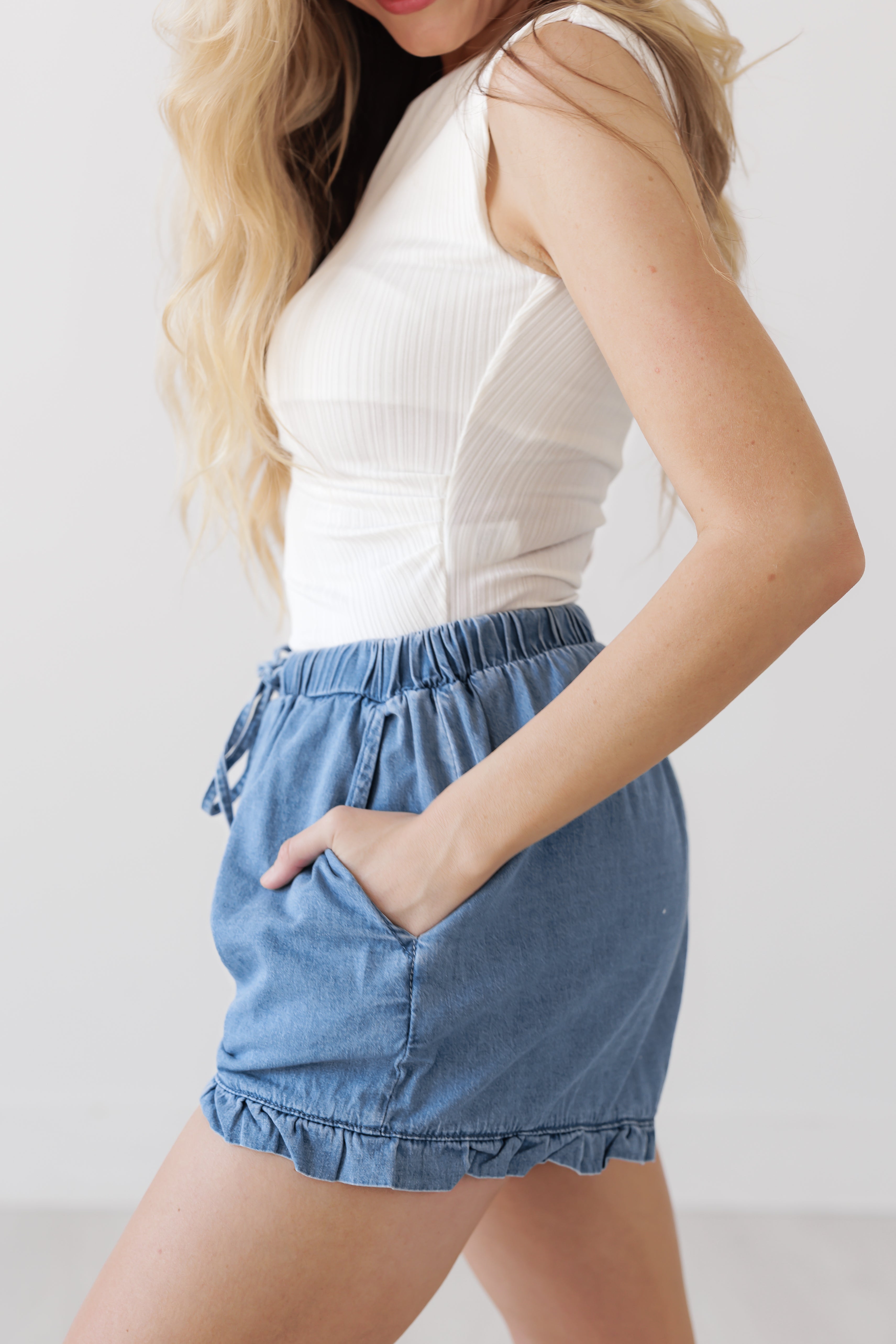Kenzie Top-Cream - FINAL SALE