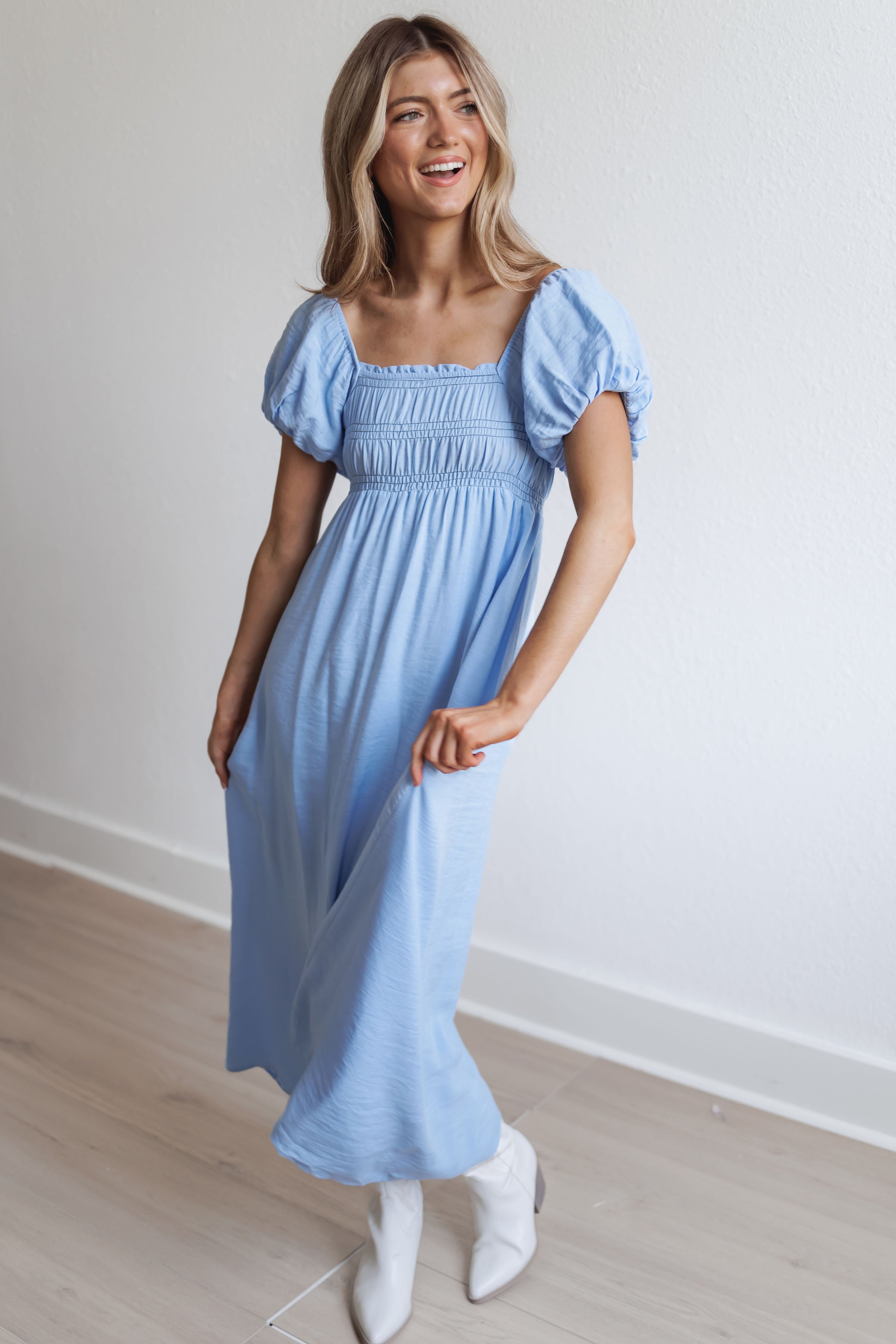 Annabelle Dress - Baby Blue